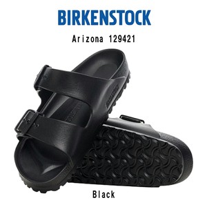 BIRKENSTOCK(ビルケンシュトック)サンダル ストラップ 軽量 アリゾナ Black ブラック 129421 Regular