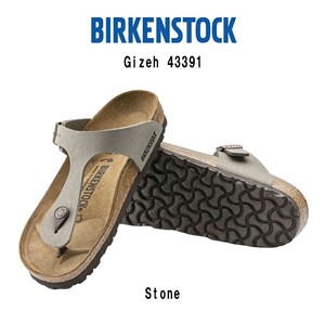 BIRKENSTOCK(ビルケンシュトック)サンダル トング ギゼ ヌバック Stone ユニセックス 43391 Regular