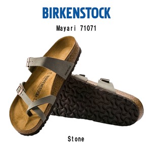 BIRKENSTOCK(ビルケンシュトック)サンダル ループ マヤリ ヌバック ユニセックス Stone 71071 Regular