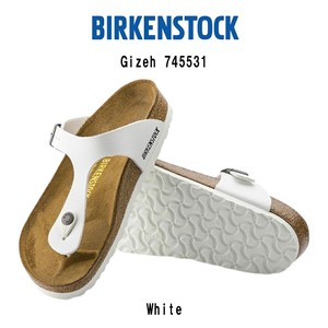 BIRKENSTOCK(ビルケンシュトック)サンダル トング ギゼ White ホワイト ユニセックス 745531 Regular