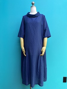 Casual Dress Plaid Cowl Neck One-piece Dress