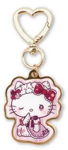 Key Ring marimo craft Hello Kitty MIX