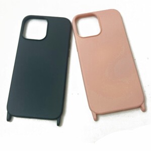 【処分特価】iPhone 13promax ケース ブラック ピンク カバー ショルダー
