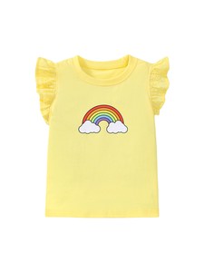 Kids' Short Sleeve T-shirt French Sleeve Cut-and-sew 90cm ~ 130cm