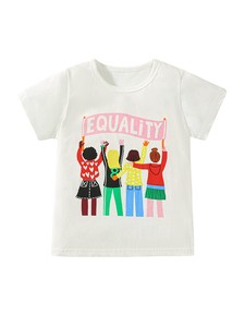 EQUALITY（平等）　デザインTシャツ　☆サイズ：110cm〜160cm選択可