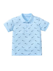 Kids' Sleeveless - Short Sleeve Polo Shirt Design T-Shirt 90cm ~ 130cm