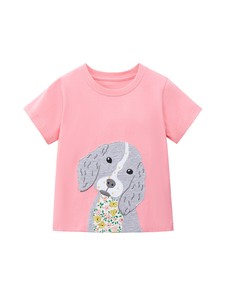 Kids' Short Sleeve T-shirt Pink T-Shirt 90cm ~ 130cm