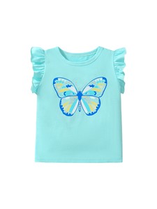 Kids' Short Sleeve T-shirt Butterfly T-Shirt 90cm ~ 130cm
