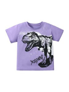 Kids' Short Sleeve T-shirt Dinosaur T-Shirt 90cm ~ 130cm