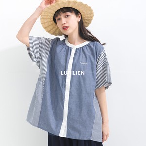 Button Shirt/Blouse Color Palette Chambray Stripe NEW 2024 Spring/Summer