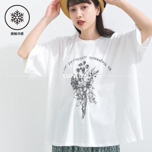 T-shirt Pullover Printed Shirring Cool Touch Cut-and-sew NEW 2024 Spring/Summer