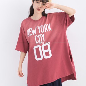 ピグメント天竺　ロゴビッグTシャツ NEW YORK チュニック【2024年春夏新作】