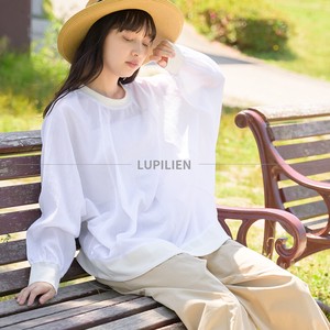 Button Shirt/Blouse Dolman Sleeve Pullover Rib Switching NEW 2024 Spring/Summer