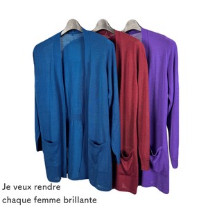 Sweater/Knitwear Knitted Cardigan Sweater 15-colors 72cm