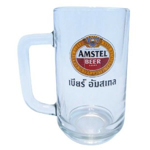 オランダビール『AMSTEL』のタイ国内ノベルティジョッキ！【ビールジョッキ】