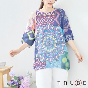 T-shirt Summer Knit Tunic L 【2024NEW】