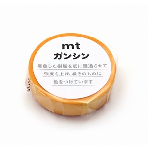 【カモ井加工紙】mt ガンシン　山吹色   / マスキングテープ