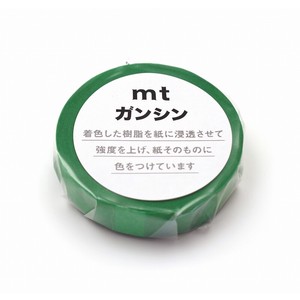 【カモ井加工紙】mt ガンシン　緑色   / マスキングテープ