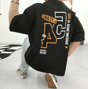 【2024春夏新作】バックNOロゴプリントTシャツ<ユニセックス>