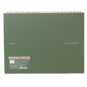 【ノート】Mnemosyne x kleid A4W notebook Olive Drab