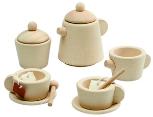 ティーセット【木製玩具/知育玩具/おままごと/木のおもちゃ/知的発達/対象月齢24ヶ月以上】