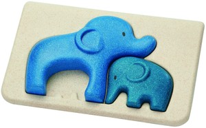 ゾウのパズル【木製玩具/知育玩具/木のおもちゃ/対象月齢18ヶ月以上】