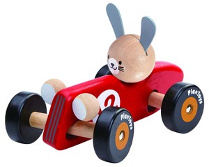ラビットレーシングカー【木製玩具/知育玩具/木のおもちゃ/対象月齢12ヶ月以上】