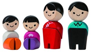 ファミリーB【木製玩具/知育玩具/木のおもちゃ/対象月齢36ヶ月以上】