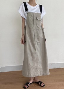 【2024春夏新作】ポケットデザインジャンパースカート