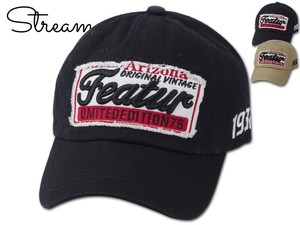 コットンダメージFeaturパッチCAP  21785