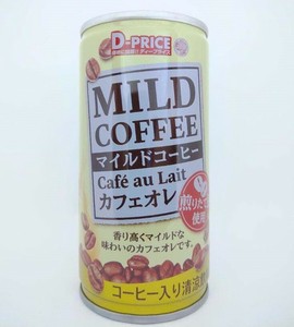 ディープライス マイルドコーヒー ブラック無糖 カフェオレ 煎りたて豆使用 缶コーヒー