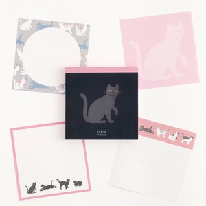 便条本 便签 黑猫