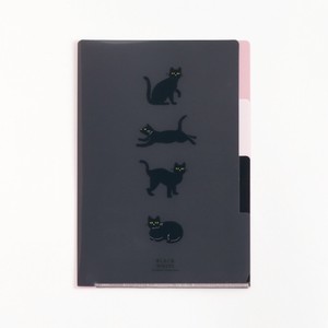 文件夹/笔记本 口袋 黑猫 透明资料夹
