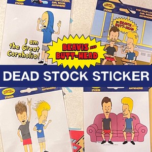 【DEAD STOCK!!】【入手困難！レア商品☆】Beavis and Butt-Head Sticker ビーバス ステッカー