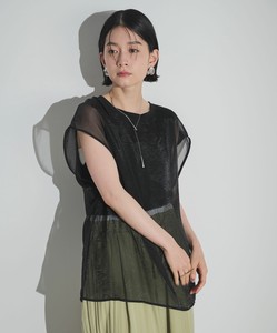 T-shirt Pullover Layered Soft Organdy