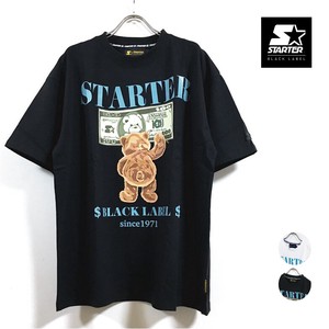 STARTER BLACK LABEL スターターブラックレーベル ベアー プリント Tシャツ 半袖 ST184 メンズ