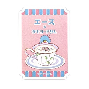 純喫茶×サンリオキャラクターズ エース×タキシードサム ステッカー