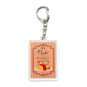Key Ring Coffee Shop Sanrio Characters Acrylic Key Chain Traditional Japanese-Style Café