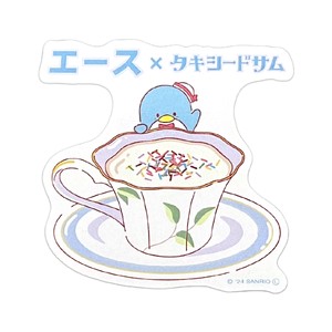 純喫茶×サンリオキャラクターズ エース×タキシードサム ダイカットステッカー