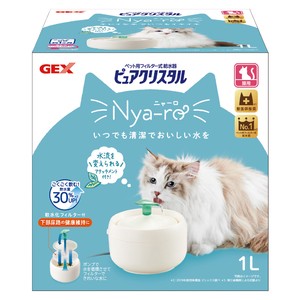 [ジェックス] ピュアクリスタル　ニャーロ　猫用　オフホワイト1L