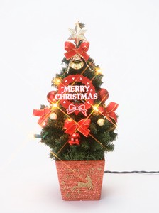 クリスマス　30cmプレミアム陶器ポットツリー　XTH-180