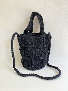 おすすめ★【Swaraj】手編みRAFIA BUCKET BAG（手編み）