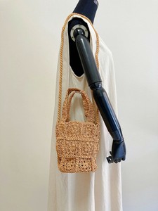 【Swaraj】手編みRAFIA BUCKET BAG（手編み）
