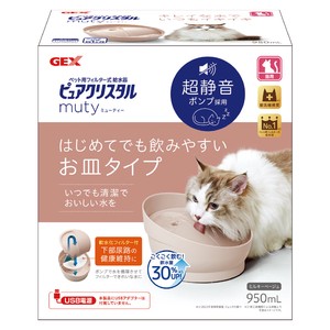 [ジェックス] ピュアクリスタル　ミューティー　猫用　ミルキーベージュ950ml