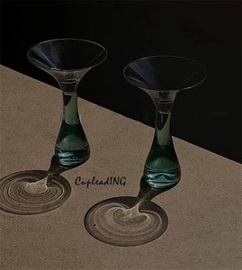 【2024夏】INSスタイル ガラス杯 洗練された 宴会場 異形杯 起泡酒 結婚式 シャンペン杯 グラス
