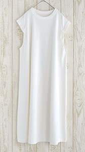 Casual Dress Plainstitch Sleeveless One-piece Dress