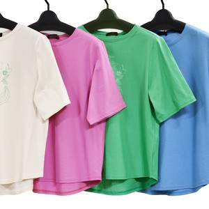 T-shirt Plainstitch Pullover Printed Fruits Made in Japan