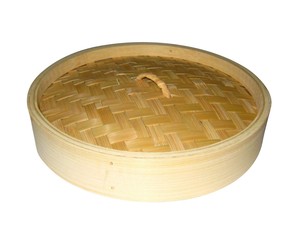 竹　中華セイロ　蓋　21cm