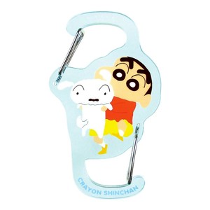 クレヨンしんちゃんツインカラビナホルダー  しんちゃんとシロ  KS-5541489SS