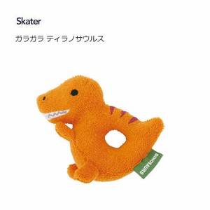 布製 おもちゃ ガラガラ ティラノサウルス  スケーター  BGR1  赤ちゃん ベビー